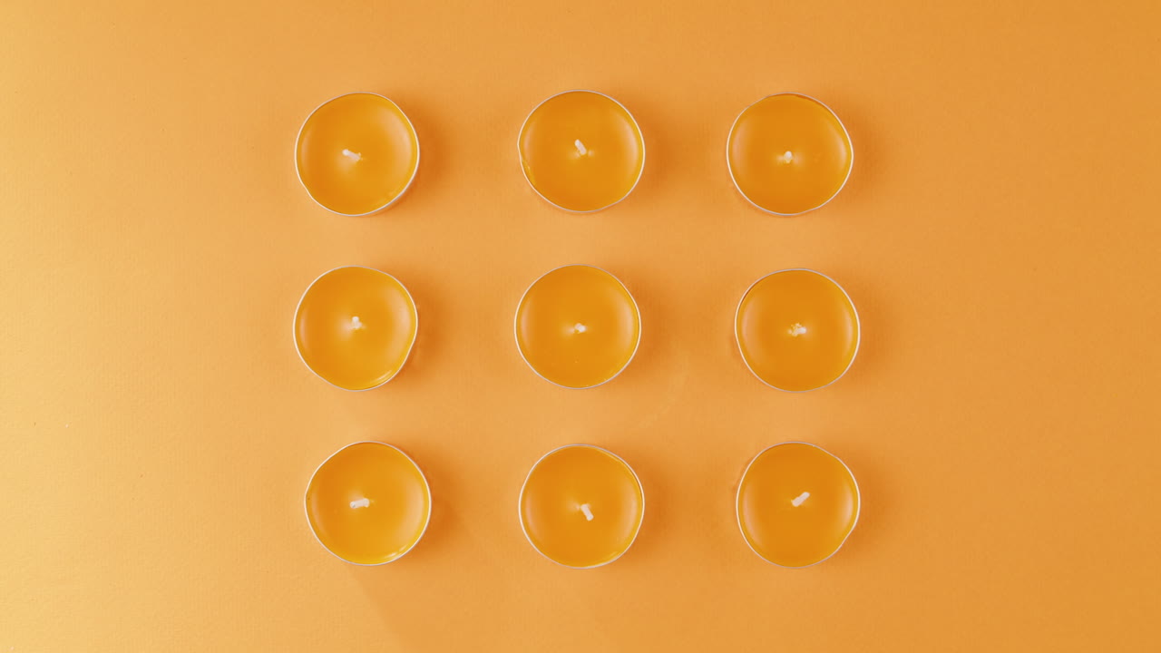 Geometric Arrangement of Tea Lights