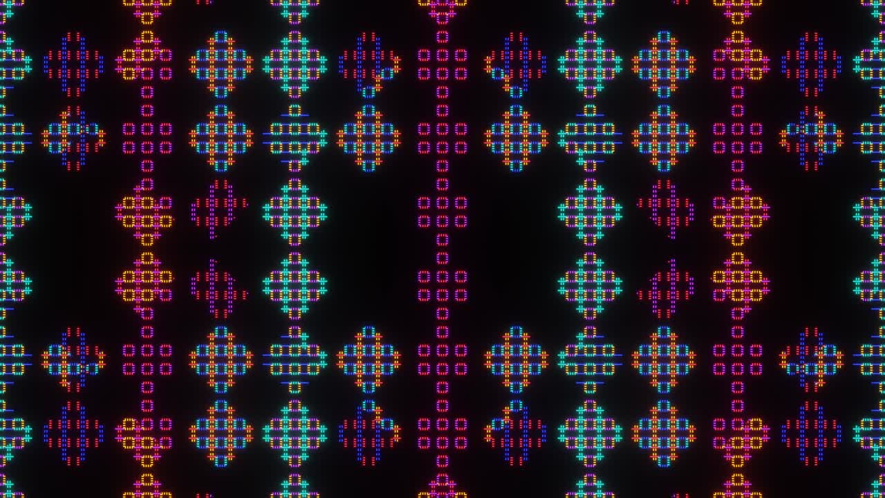 animación abstracta de cuadrados de píxeles