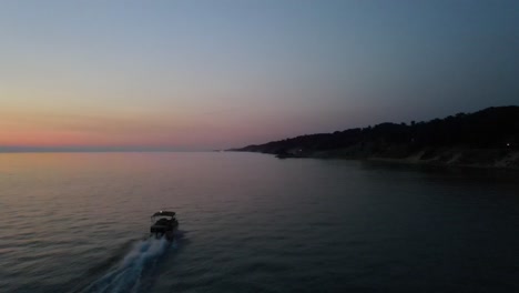 Sunset-over-lake-Michigan