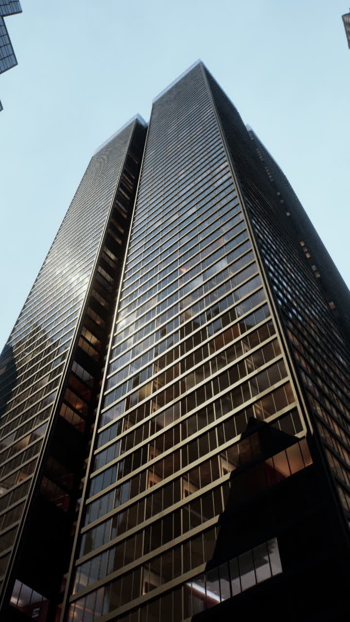 impresionante rascacielos en una ciudad moderna