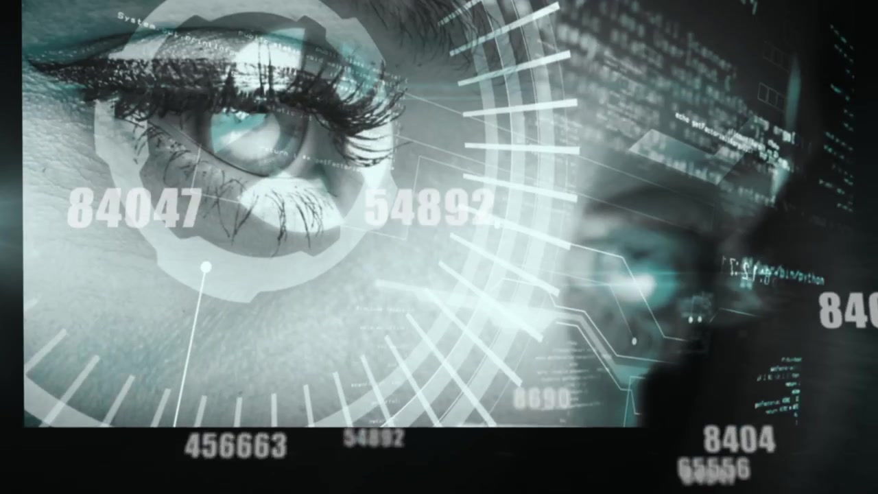 Animation af databehandling over tal
