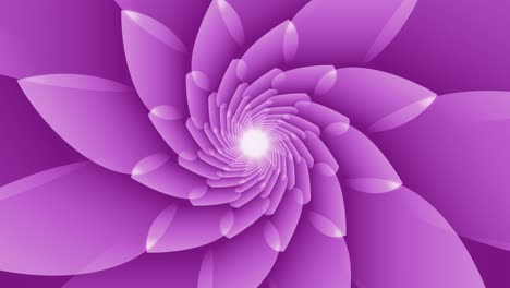 light purple floral shapes with sharp angled leaves looped animated background