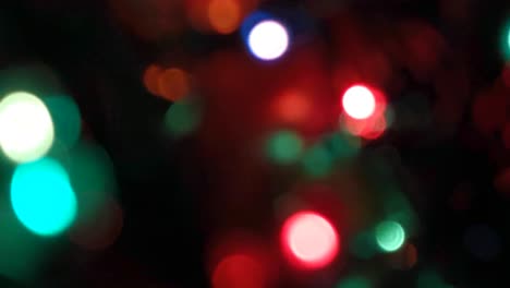 video of blurred christmas lights 2