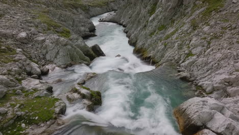 river flowing through a rocky gorge