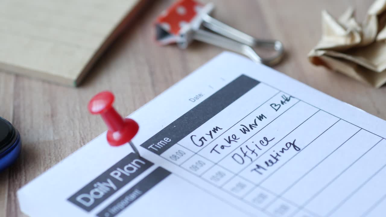 planificador de horarios diarios