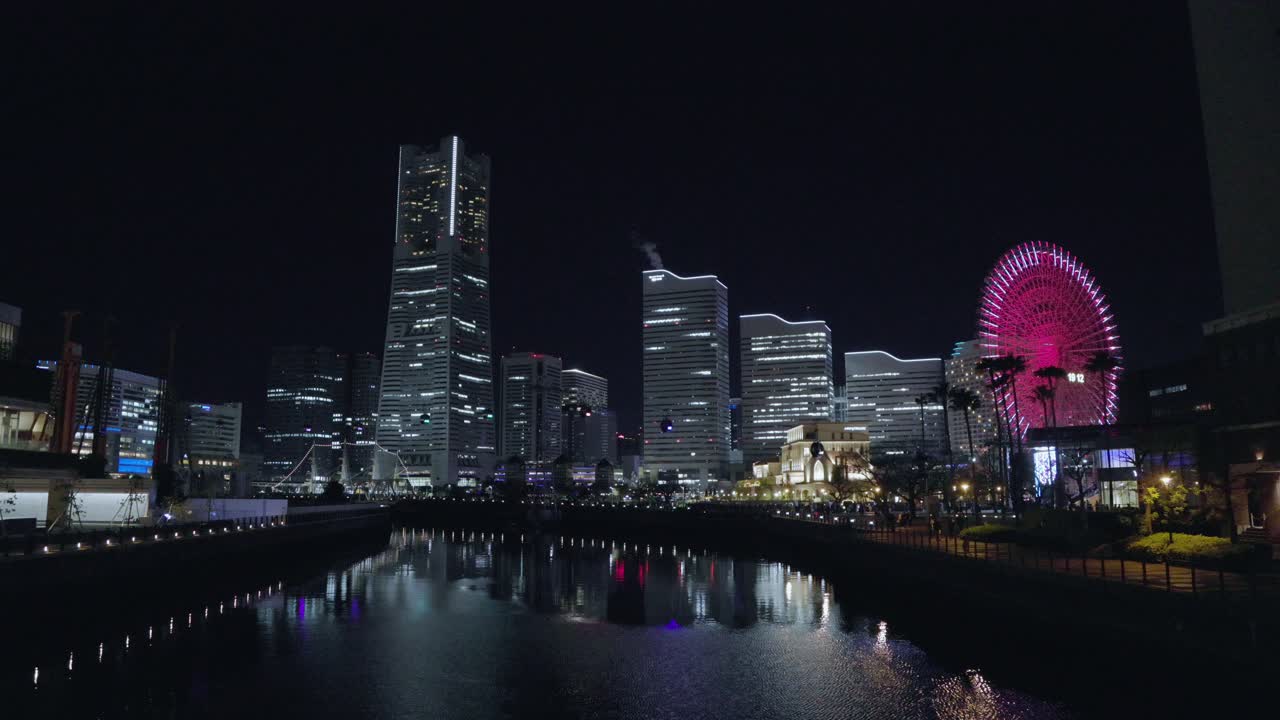 요코하마에서 가장 좋은 야간 풍경