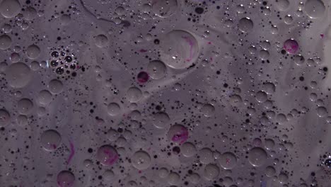 abstract oil and water paint bubbles