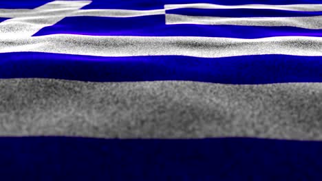 greece flag, textile carpet animation background, still camera, loop