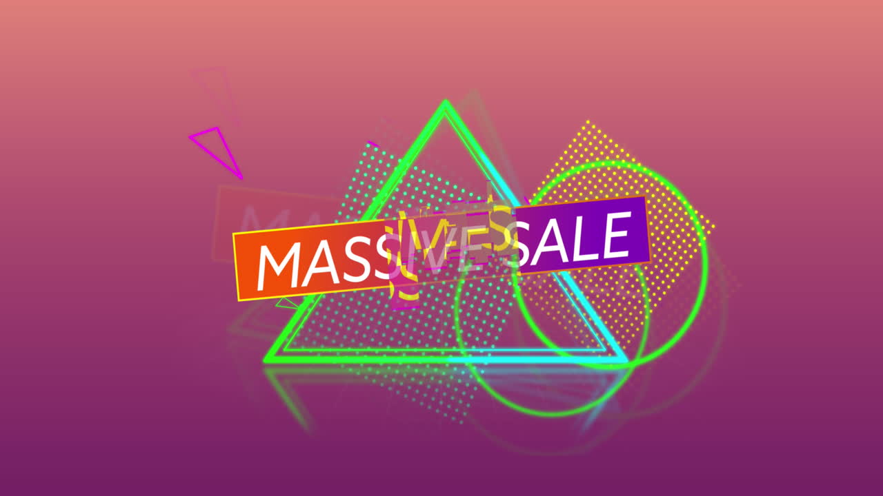 대규모 그래픽과 다채로운 모양이 어두운 분홍색 배경 4k에 자리 잡습니다.