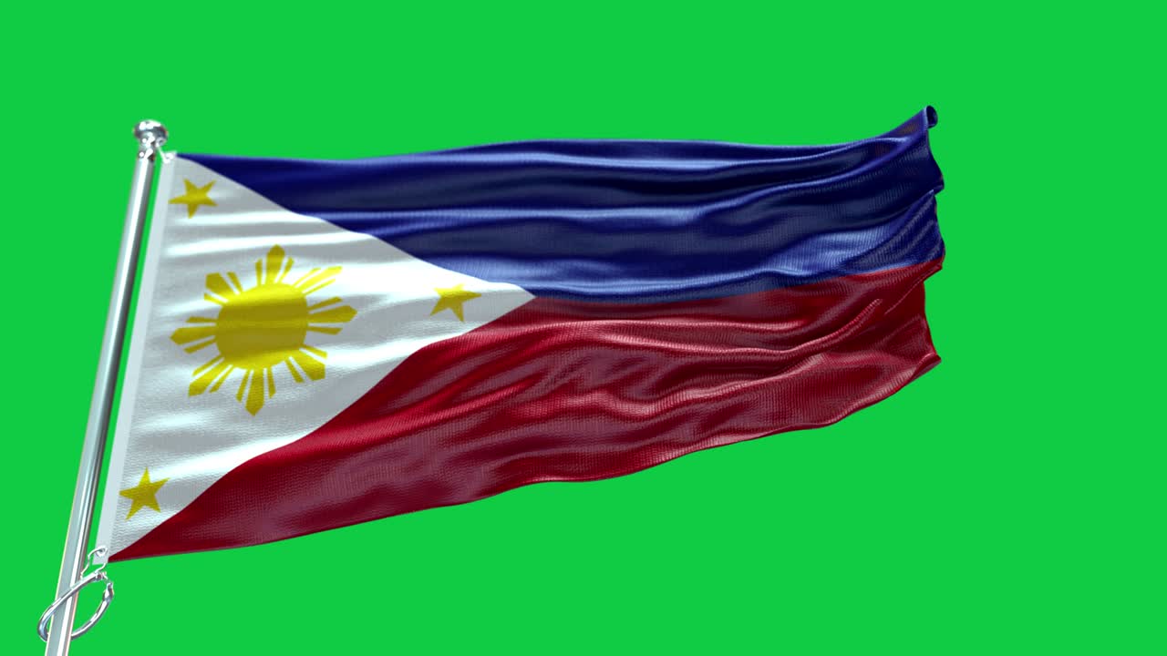 필리핀의 4k 매우 상세한 발 - 필리핀 발 높은 세부 사항 - 국가 발 필리핀 파동 패턴 루프 가능한 요소