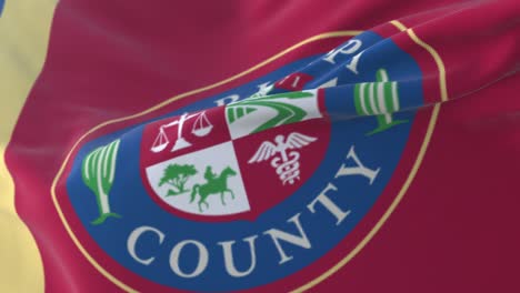 maricopa county flag, state of arizona, united states of america - loop