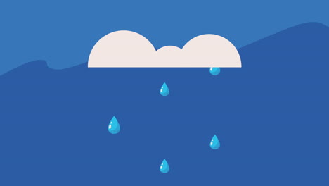 rainy cloud illustration