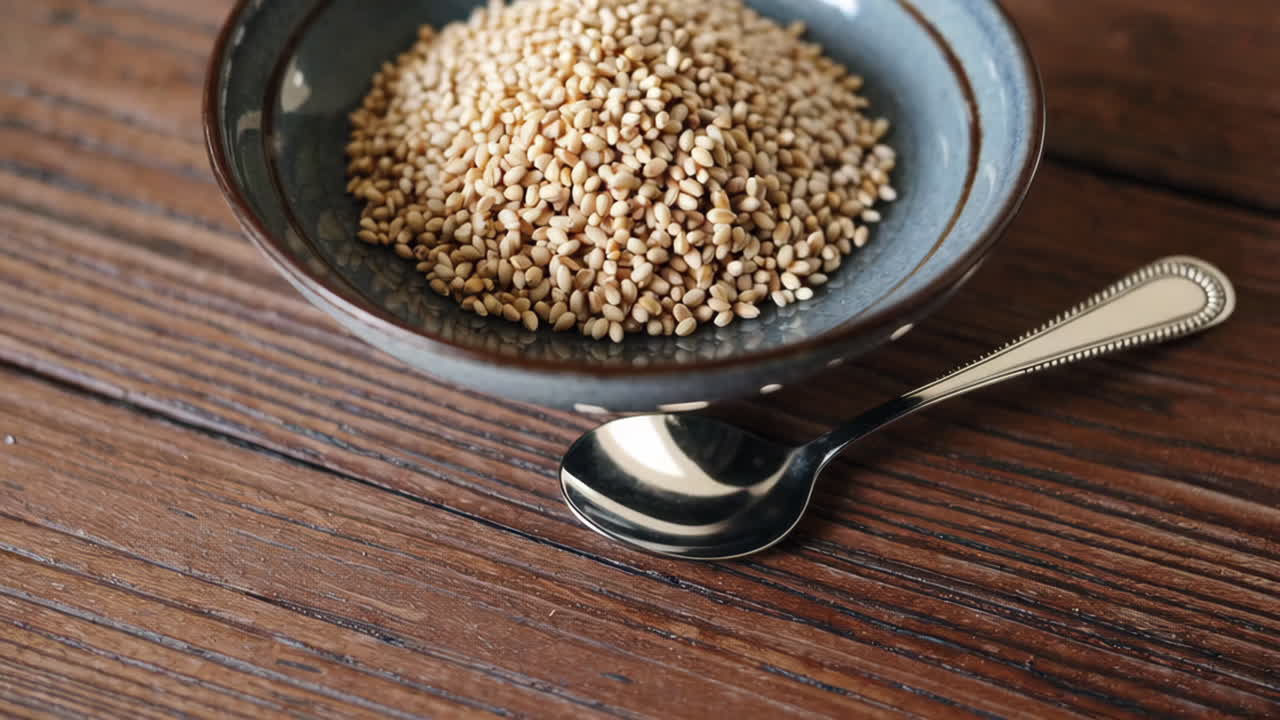 semillas de sésamo en un tazón