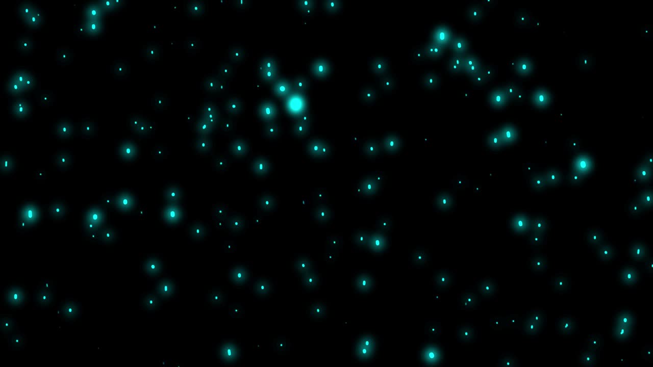 Shining particles Particle animation Motion graphics