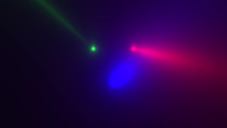 animation motion colorful glowing spotlight beams on dark background in stage 2