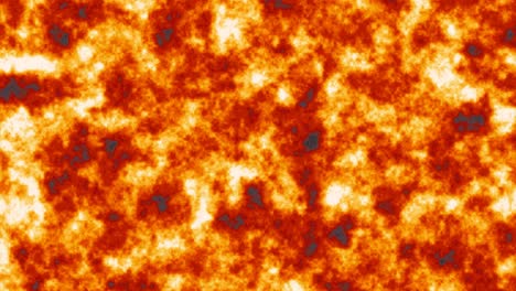superficie de magma de lava naturaleza líquida caliente lentamente se mueve hacia abajo y cayendo
