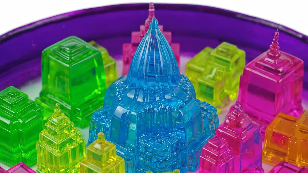 Colorful Jelly Dessert