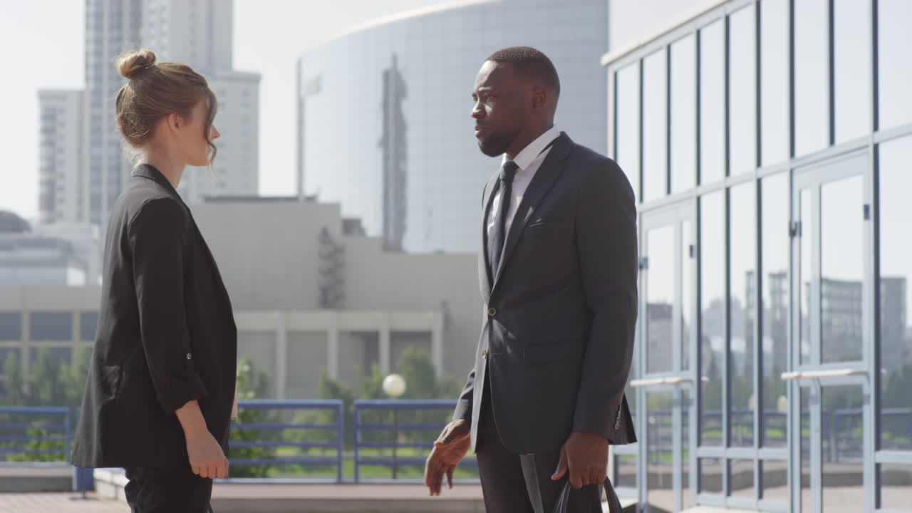 Multiethnic Business Partners Shaking Hands