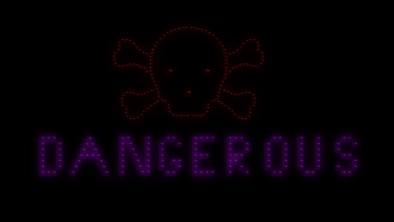 logotipo de luz peligrosa