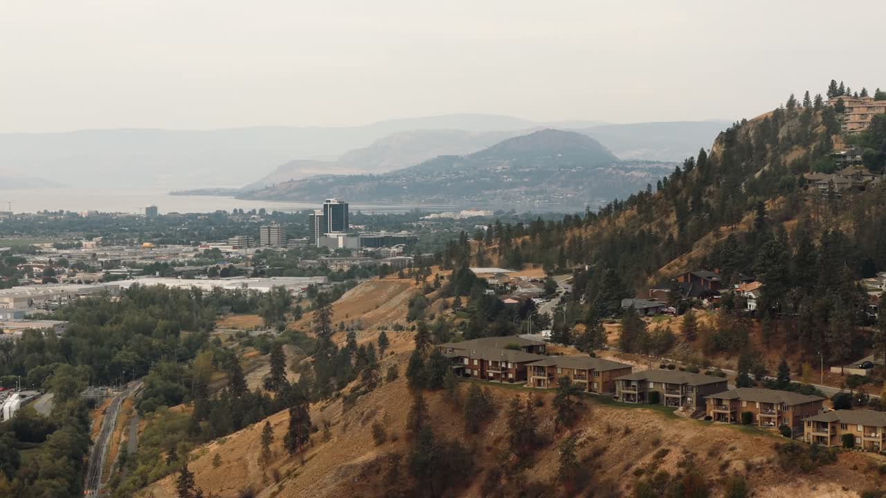 Explore Kelowna's thriving tech industry and startup growth through captivating aerial drone footage, showcasing the city's innovative business hub and dynamic skyline.