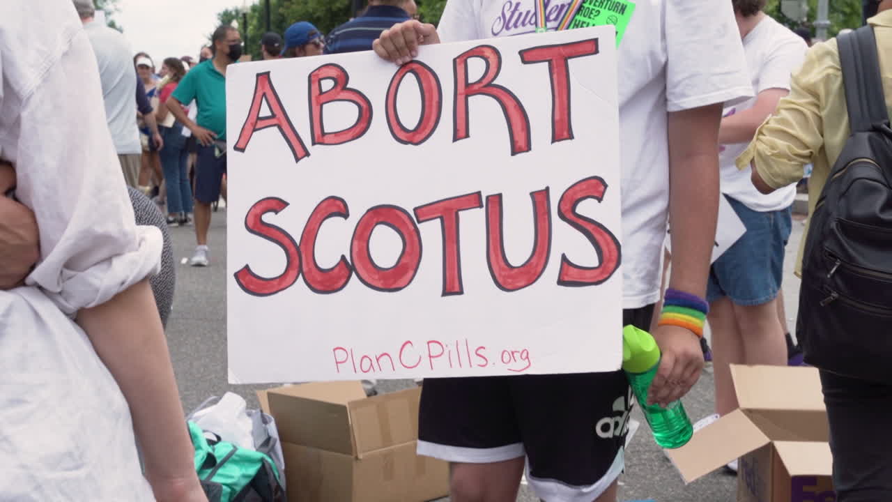 Protest Against Supreme Court Decision on Abortion Rights