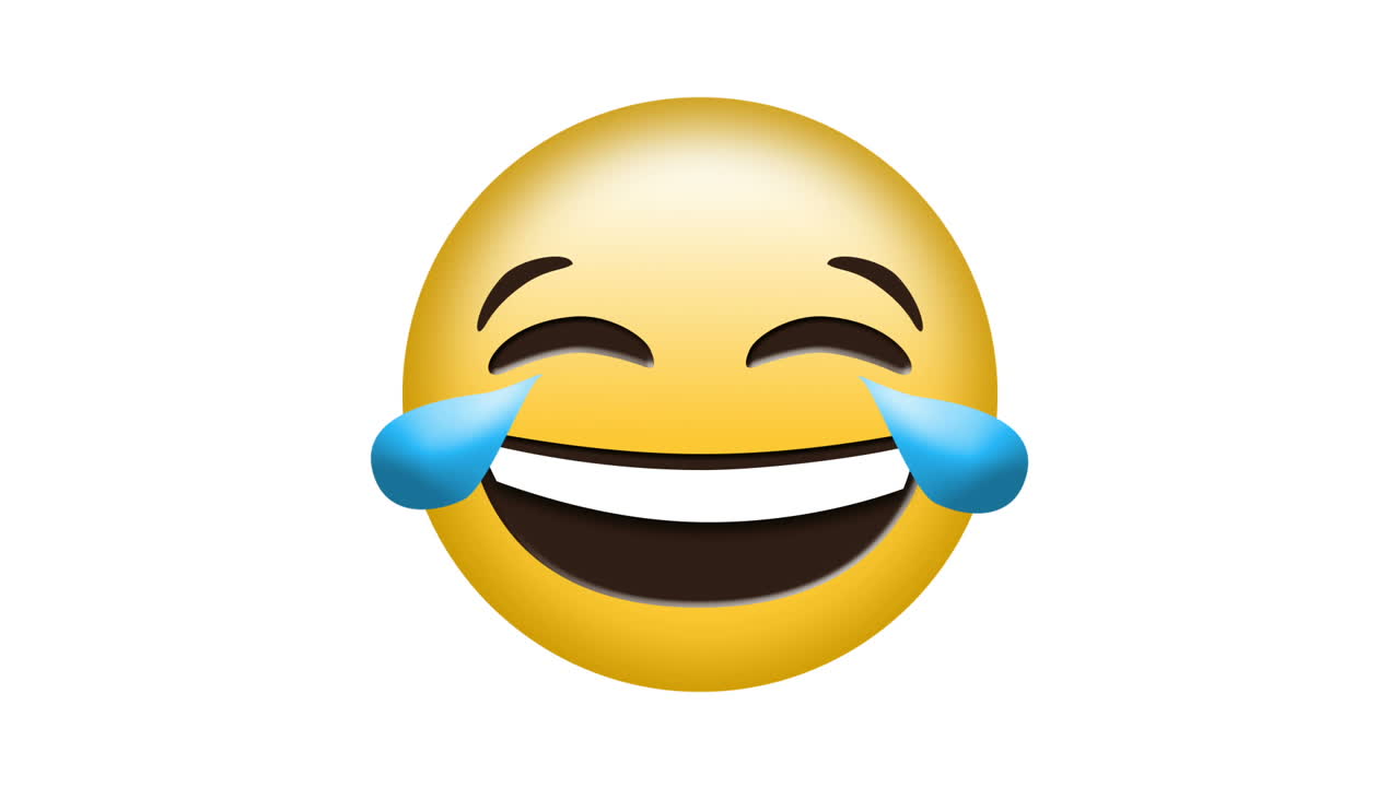 video generado digitalmente del emoji sonriente