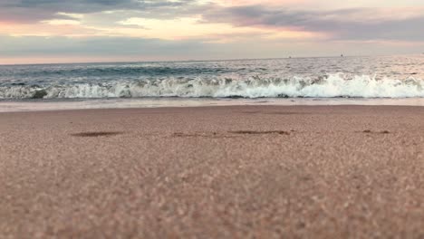 view from below of the sea