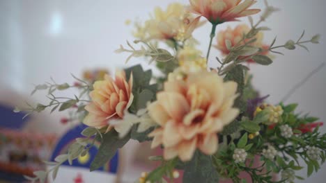 hermosas flores en cámara lenta