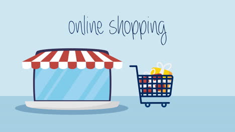 online shopping illustration