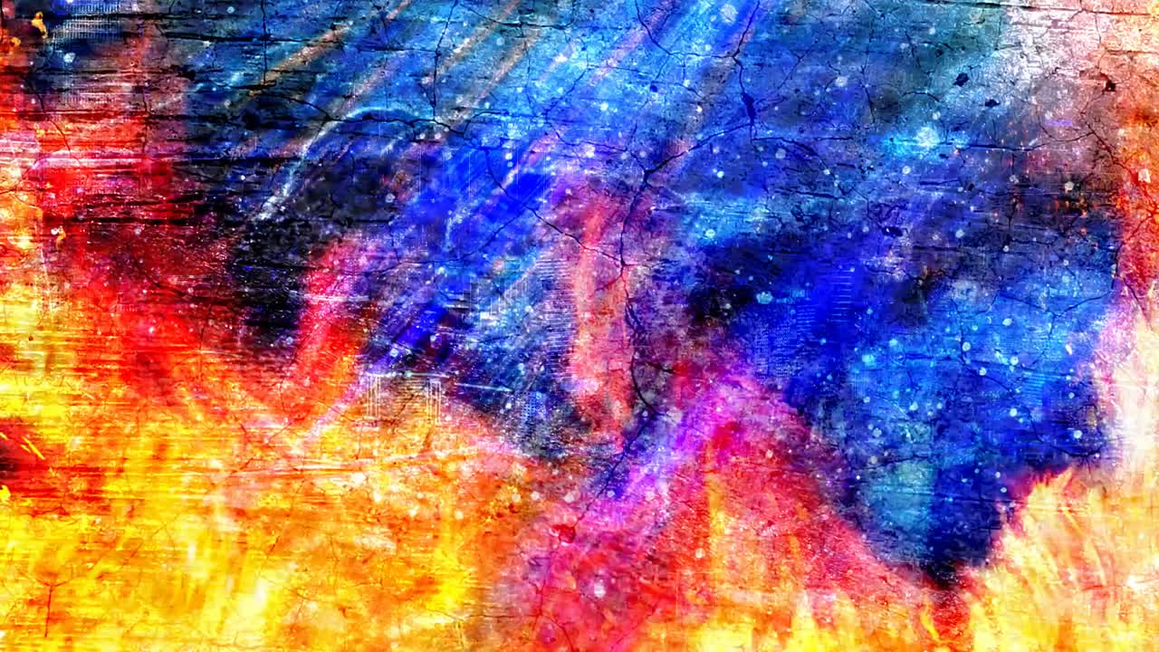 불과 얼음 - 4k 원활한 루프 모션 배경 애니메이션