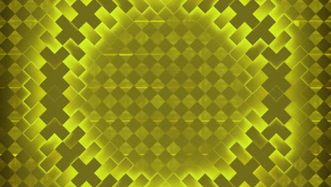 gold geometric pattern with glowing cross