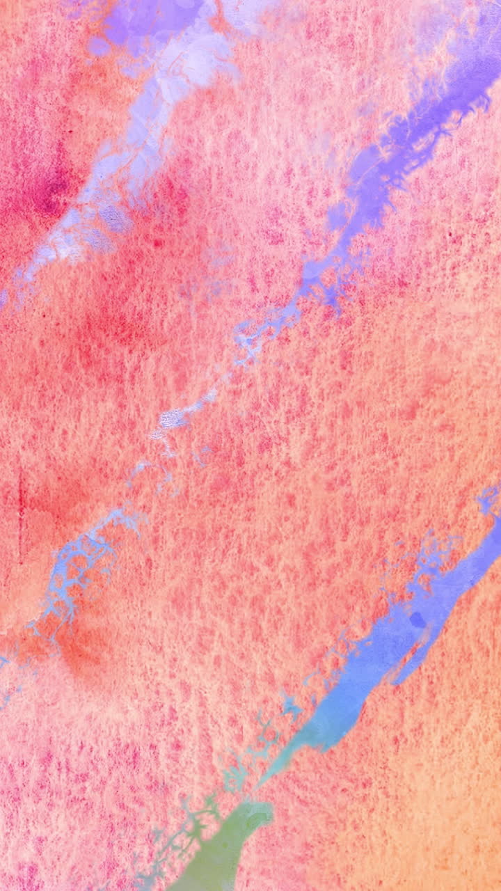 Pittura astratta ad acquerello con colori gradienti