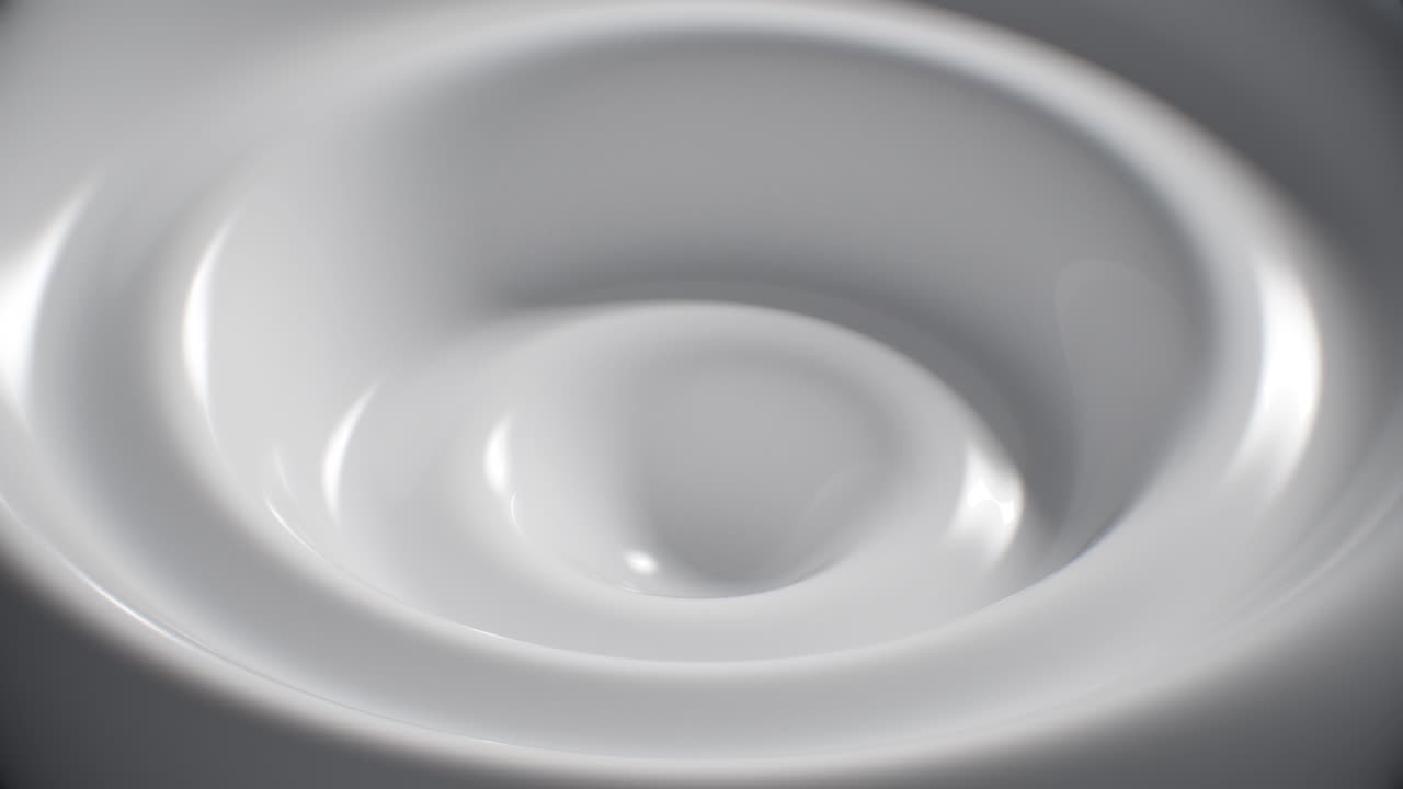 하 배경은 부드럽게 물결, 우유 크림, 흐르는 애니메이션, 은 루프, 4k
