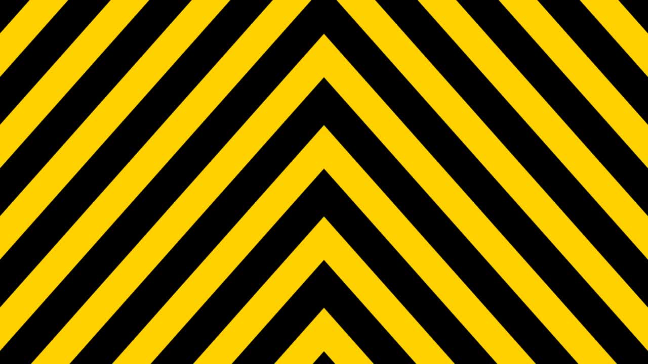 fondo visual amarillo y negro en forma de flecha moviéndose hacia arriba