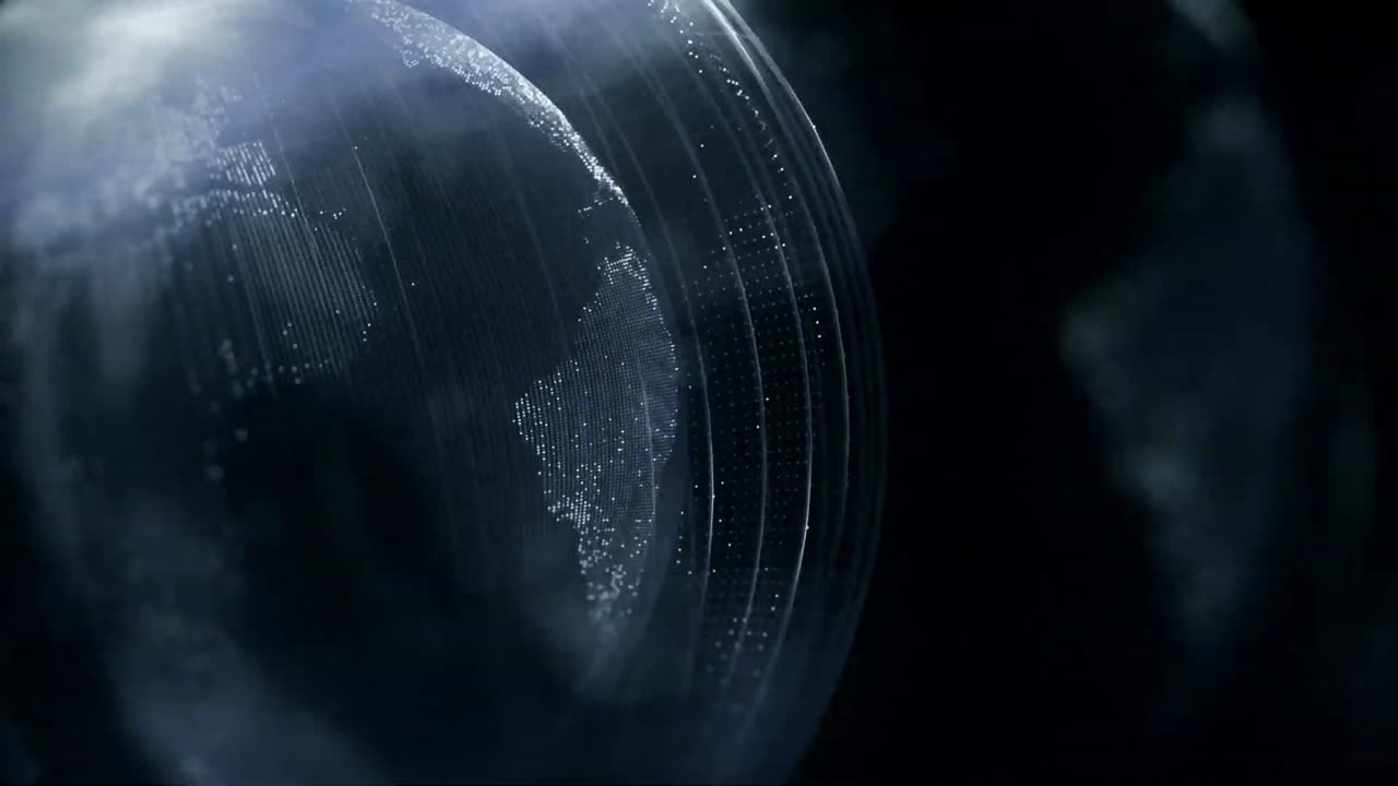 Digital World News Background Digital Earth