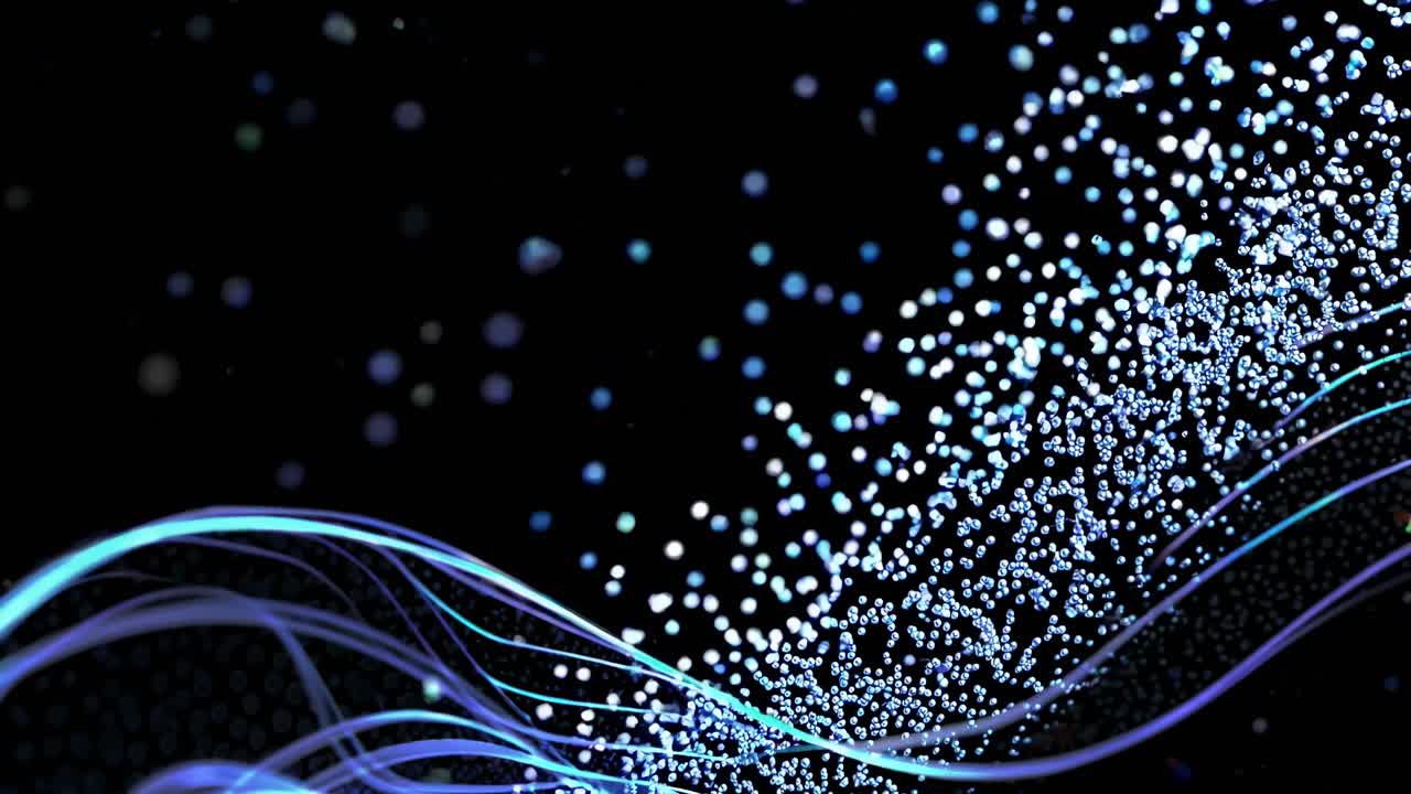 Abstract Blue Waves with Particles