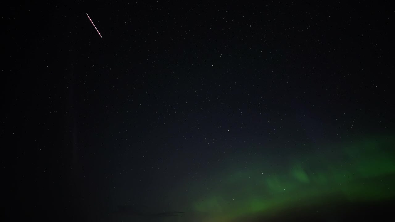 Aurora Borealis and Steve at night