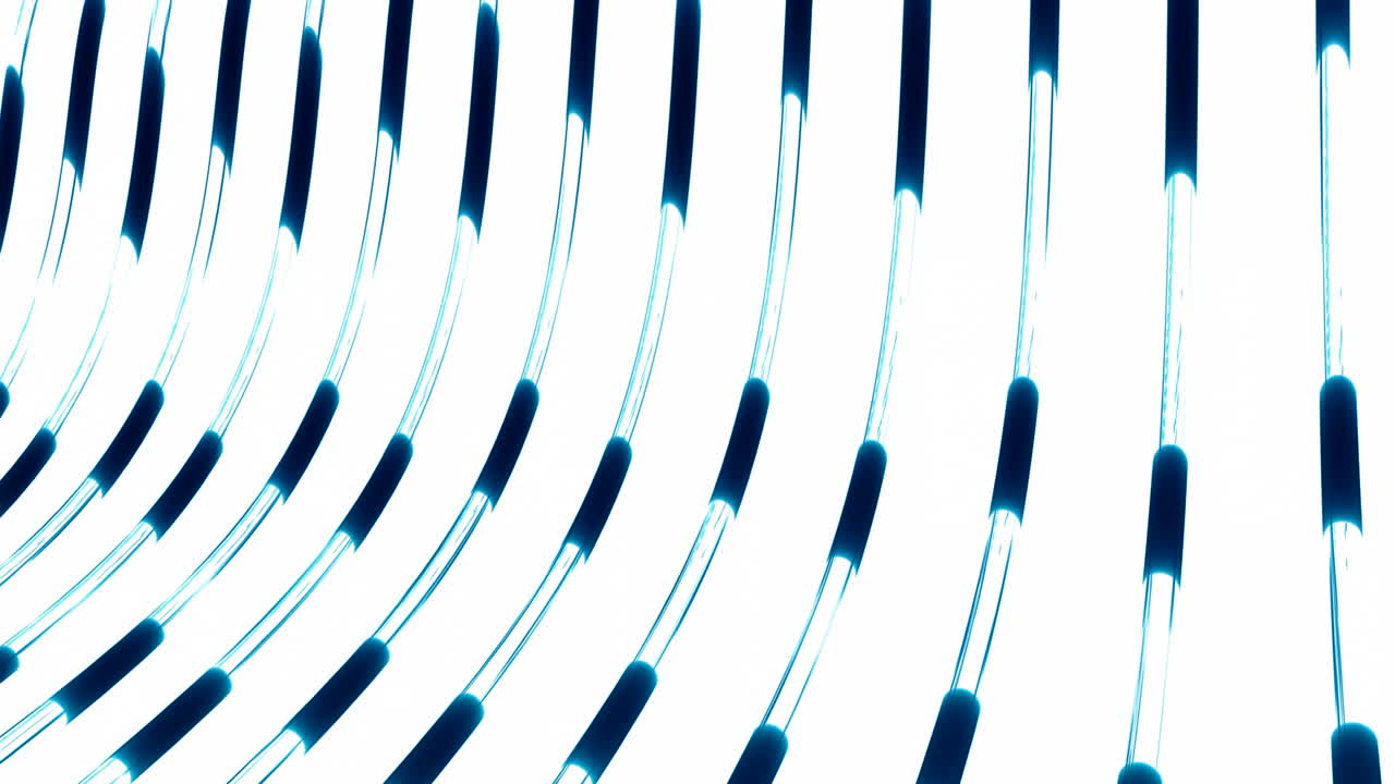 diseño abstracto de fibra óptica azul y blanca