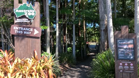 pathway leading to australia zoo entrance