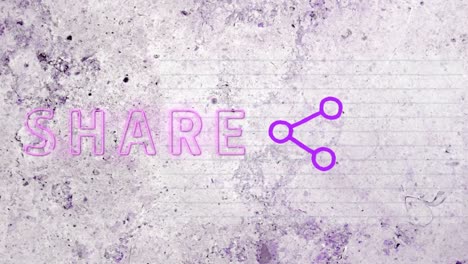 animación digital del texto y el símbolo de la acción contra el efecto grunge en un fondo gris
