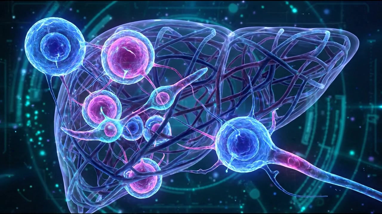 Digital Visualization of Human Liver Anatomy and Cellular Activity