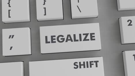 legalizar la pulsación de botones en el teclado