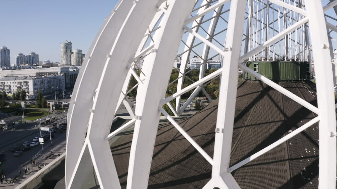 도시  의 공중 사진