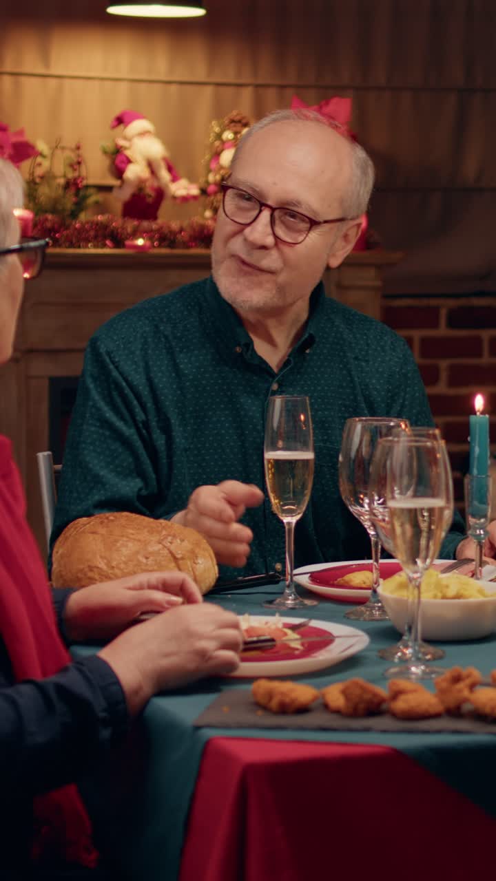 Celebrazione del Natale in famiglia