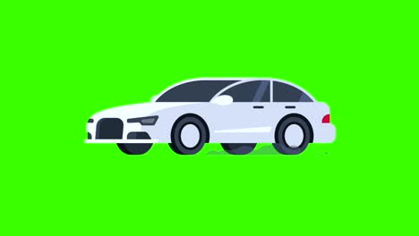 car rides and flashes spotlight. transparent background.