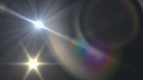 animación de rastros de luz que se mueven sobre un fondo negro