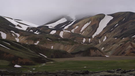 landscape of landmannalaugar iceland highland