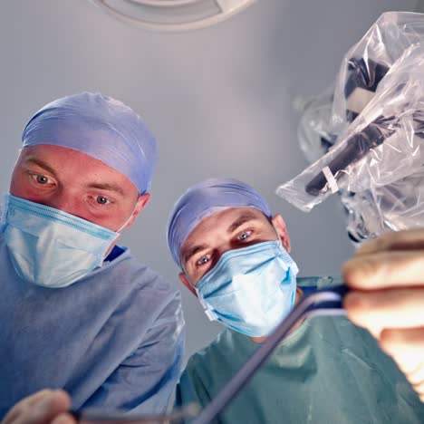 surgeons during operation