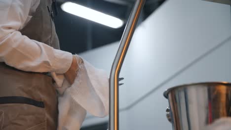 chef cleaning equipment