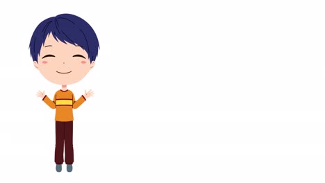 lip-syncing boy's lip-sync animation